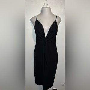 V neck dress